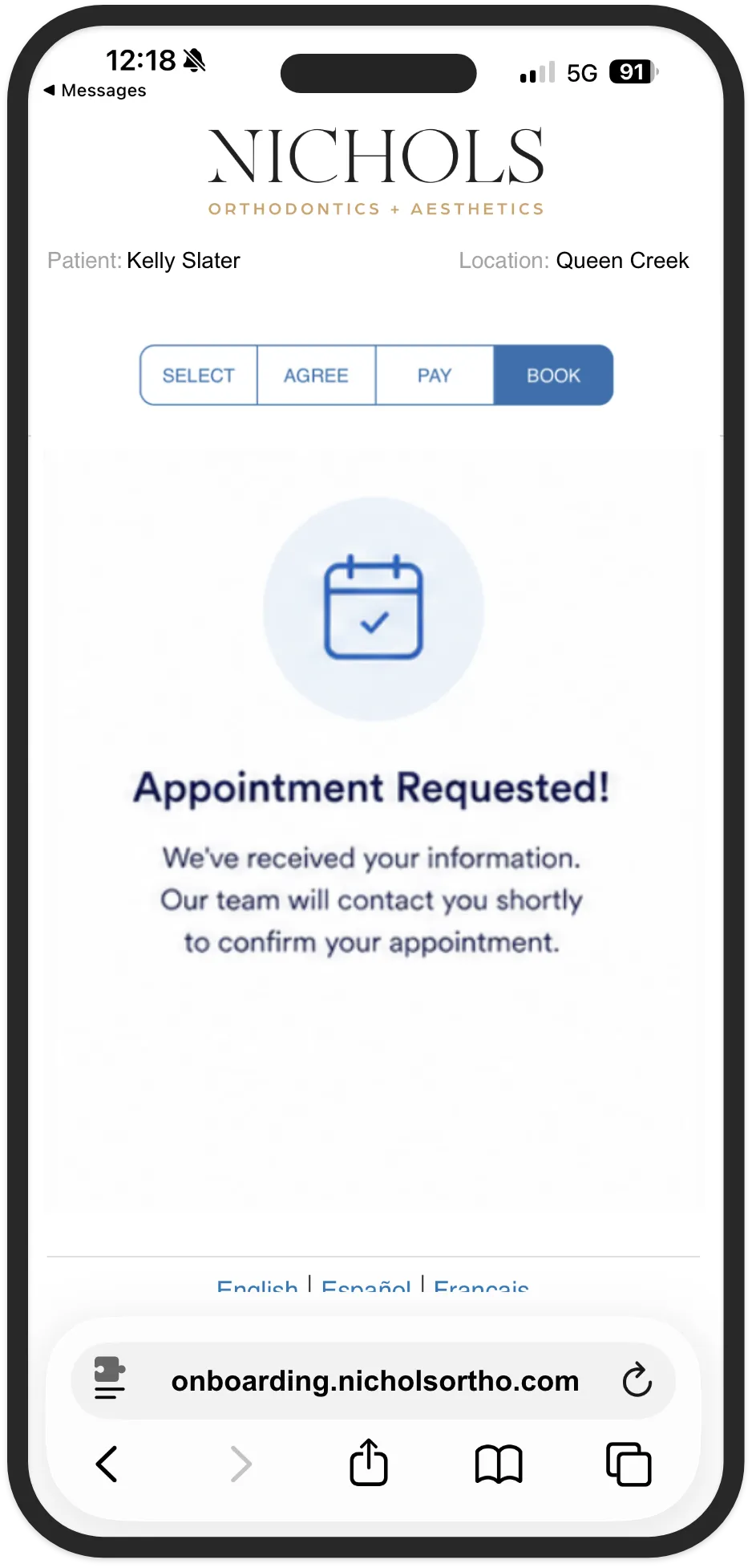Case Closer Pro: Schedule the first appointment