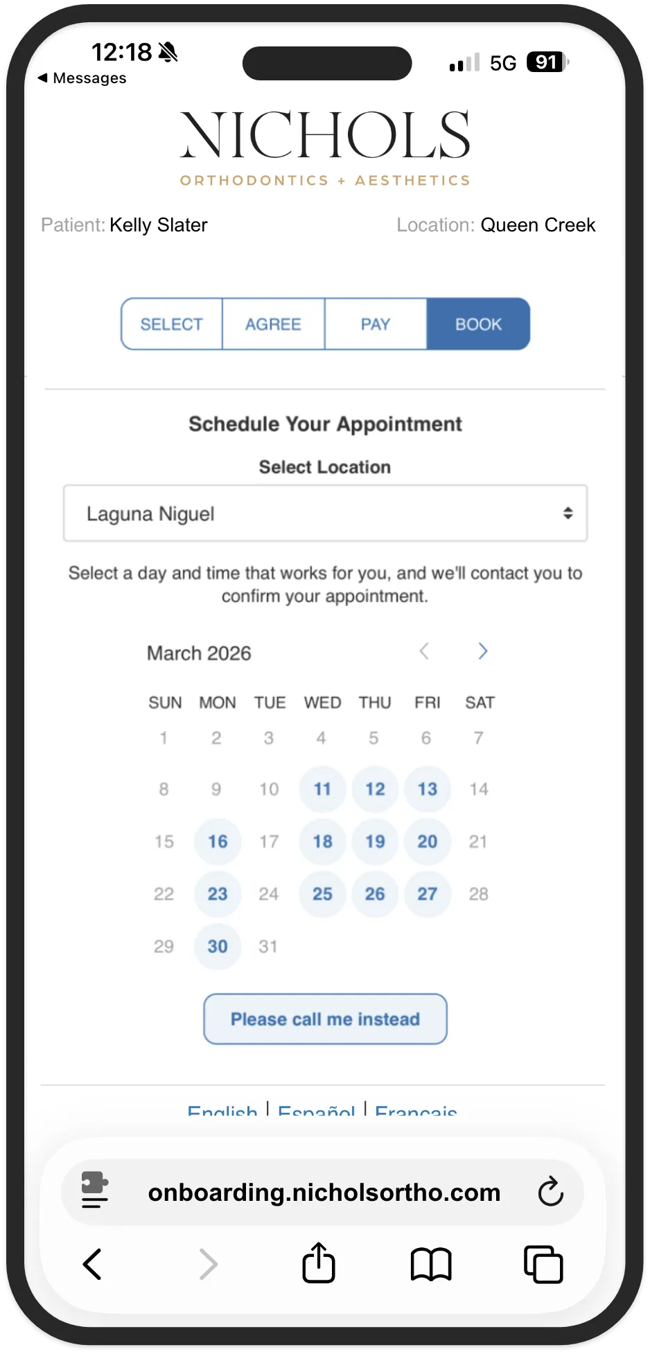 Case Closer Pro: Schedule the first appointment