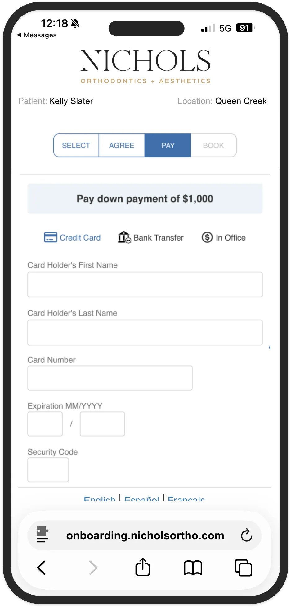 Case Closer Pro: Submit the down payment