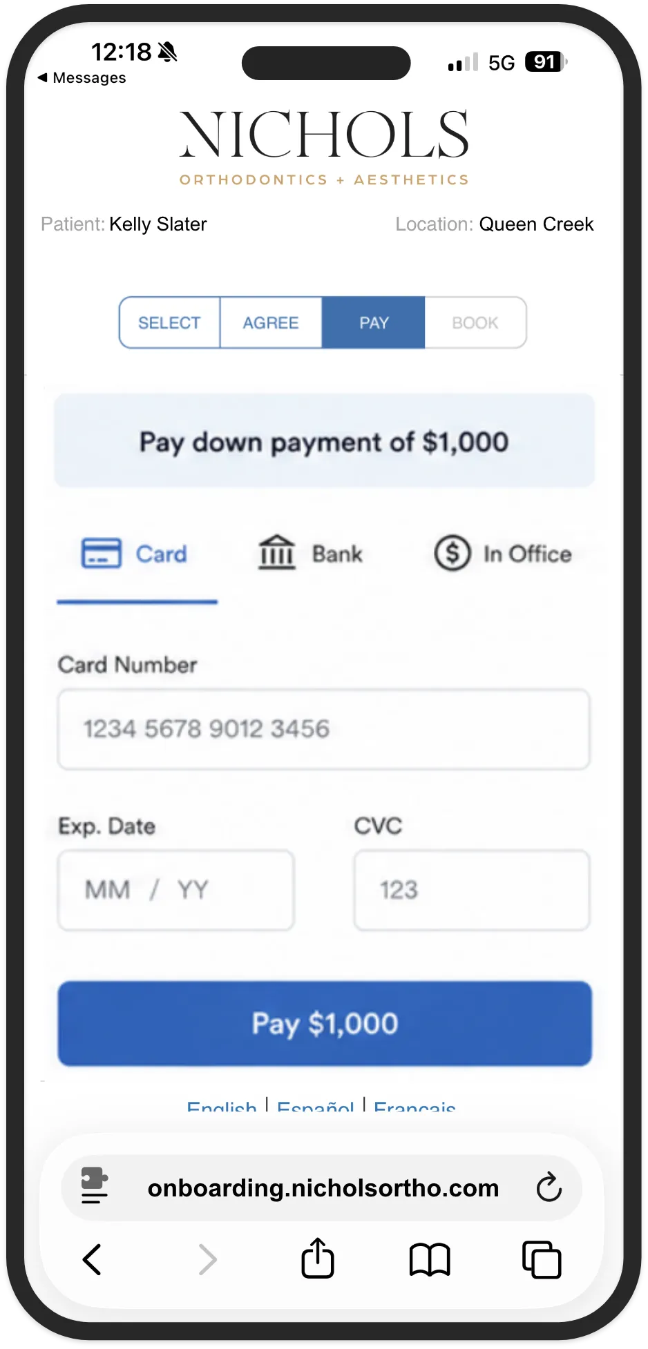 Case Closer Pro: Submit the down payment
